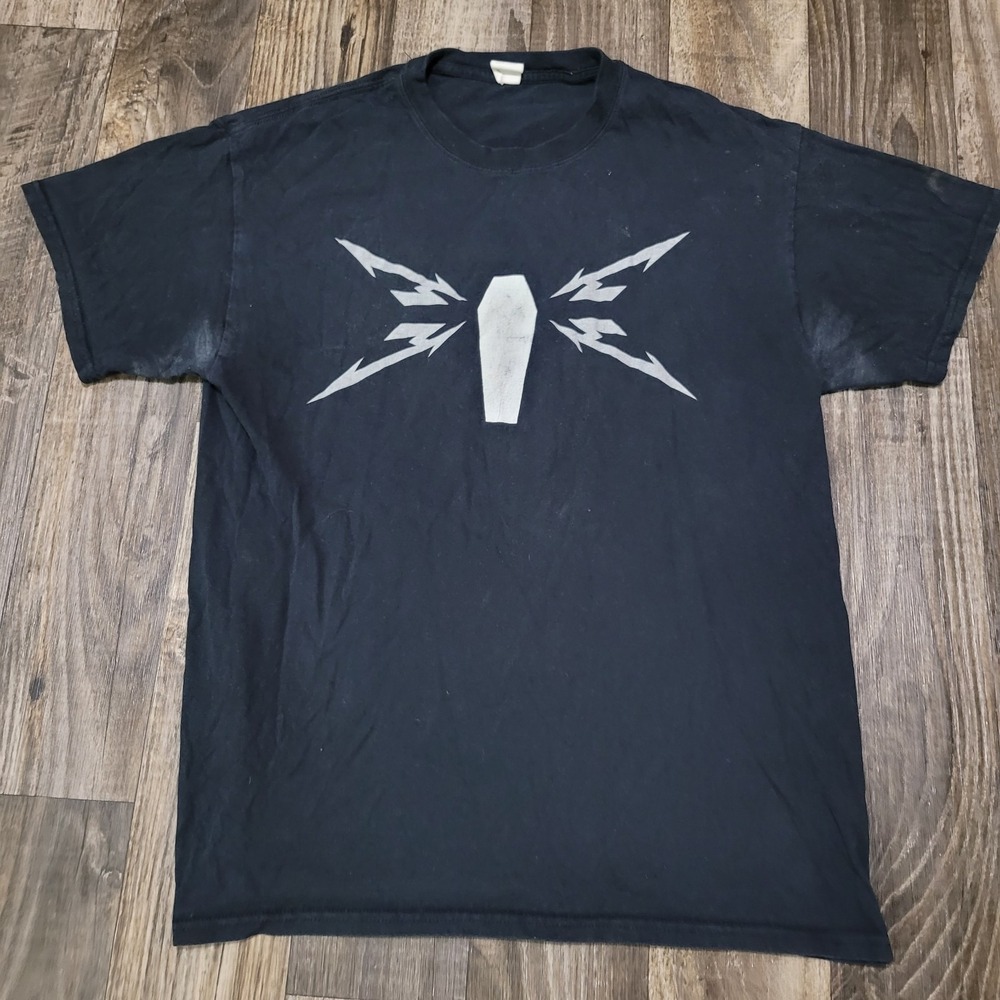 Metallica Death Magnet Black Shirt Size Large (Pit Stains) Metal Rock
